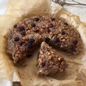 Torta de maçã saudável