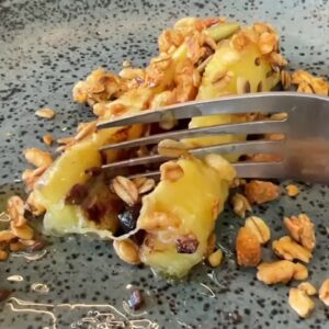 Banana com chocolate