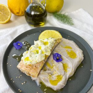 Salmão ao Molho de Coalhada