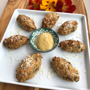 Bolinho de arroz cateto funcional