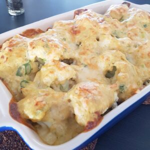Couve-flor gratinada